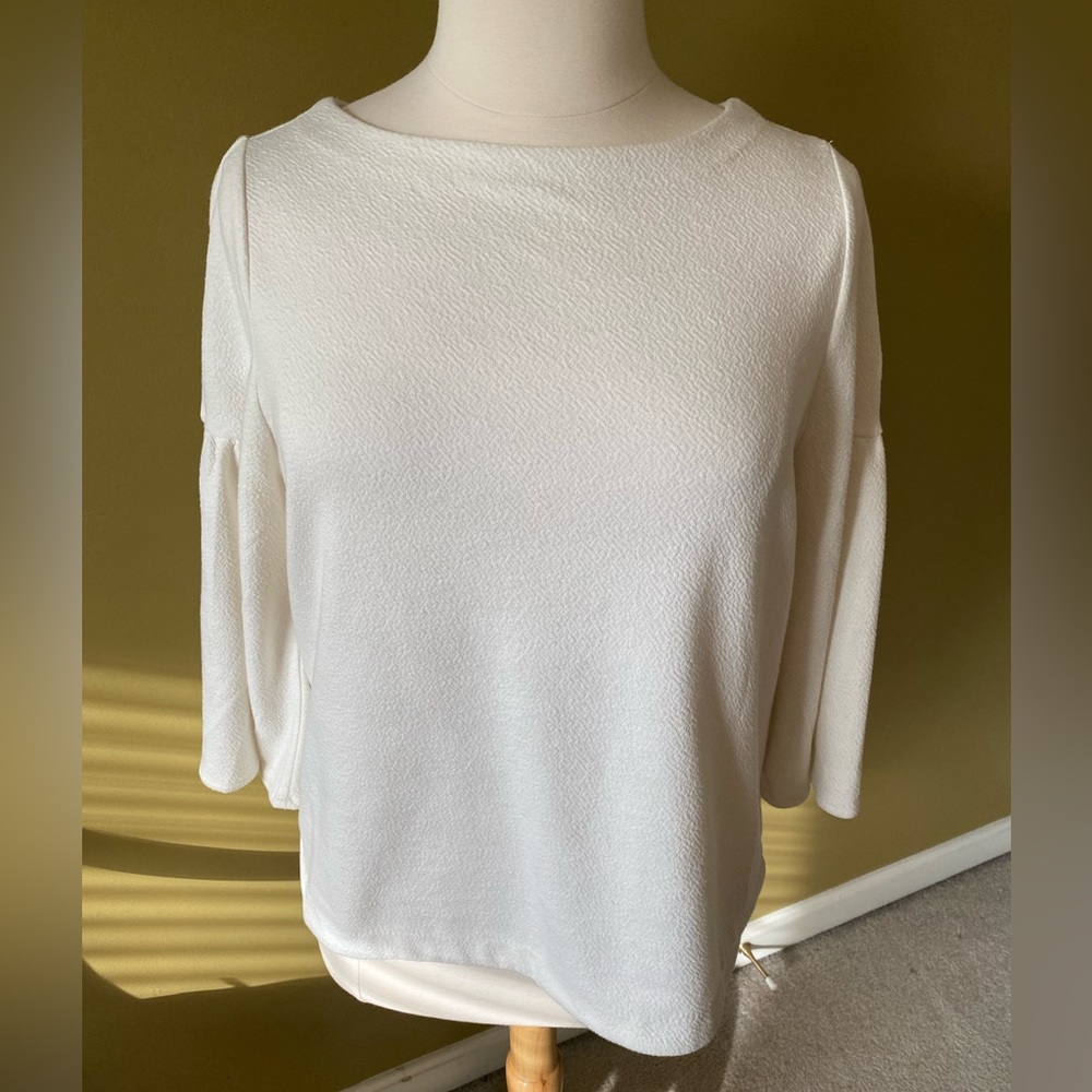 Closet staple.  Bell sleeve top/ sweater by A New Day